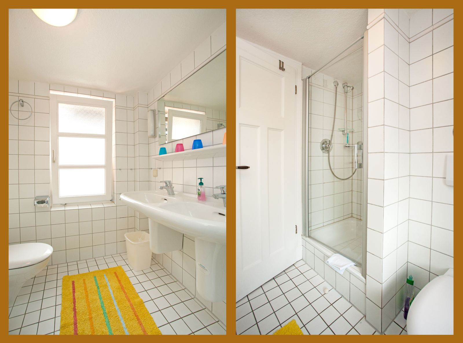 Badezimmer mit Dusche